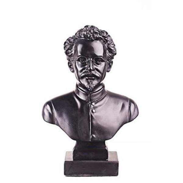danila-souvenirbyst - stenstaty av sovjetisk kommunist - ryska Leon Trotskij 16 cm