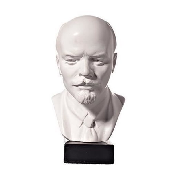 danila-souvenirbyst - marmorstaty av rysk - sovjetisk ledare Vladimir Lenin 13 cm