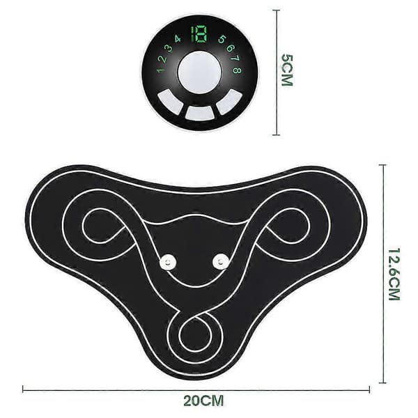 Smart Massager Multifunktionel, EMS Microcurrent Mini Massager til lymfefrigørelse, smertelindring, abdominal muskel.