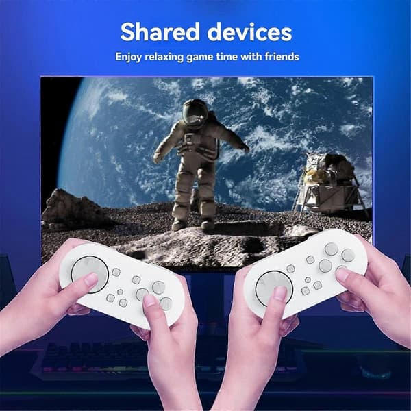 Mini Trådlös Handkontroll för Switch, Lite, OLED, , Android - LED-lampor, Förbättrad Spelupplevelse B White Pink