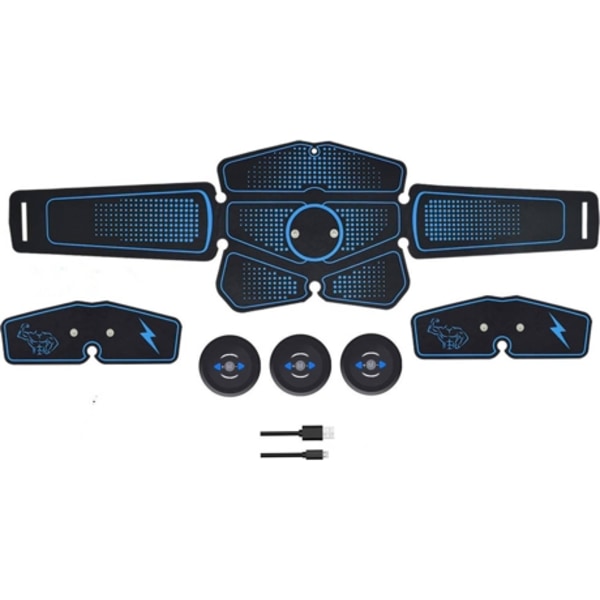 Multifunksjonell Abdominal Stimulator (Svart - Polyuretan)