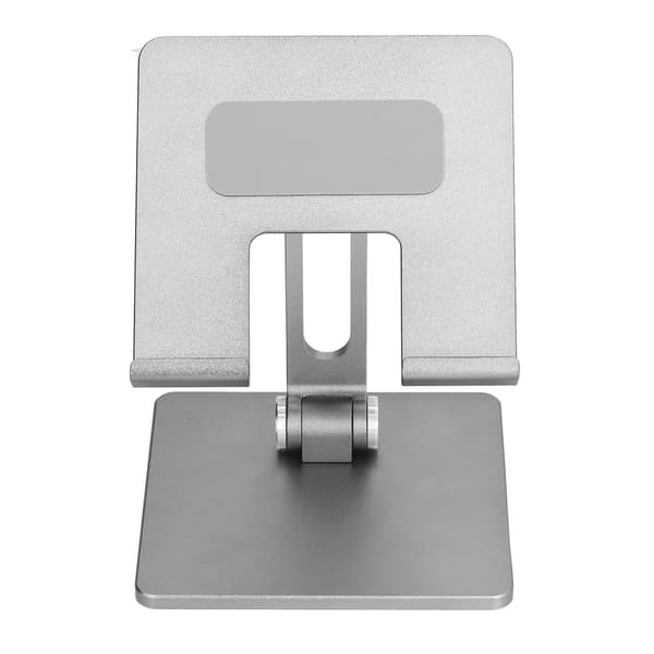 Justerbart telefonställ, aluminiumlegering, hållare för surfplatta för kontor, hem, sovrum, grå