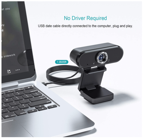 HD Webcam til møder og videoopkald