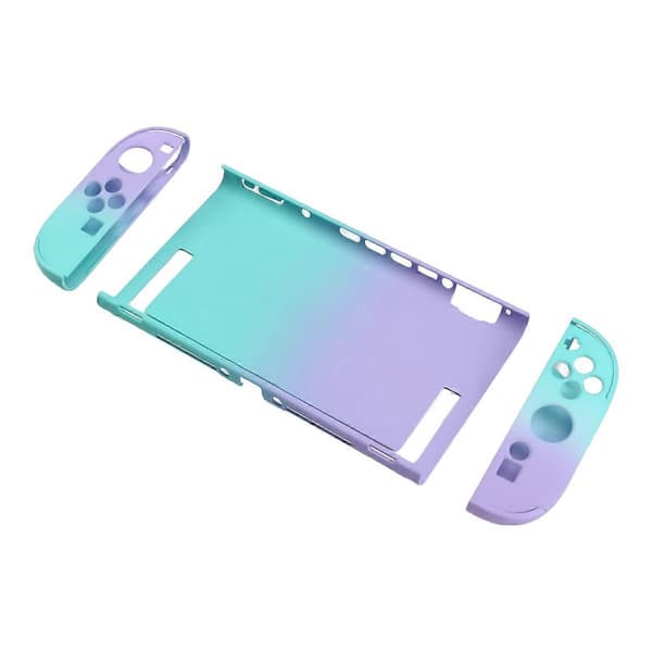 Skyddsfodral för Switch2, dockningsbart, delad typ, stöttåligt skal för Switch2 C Purple Green