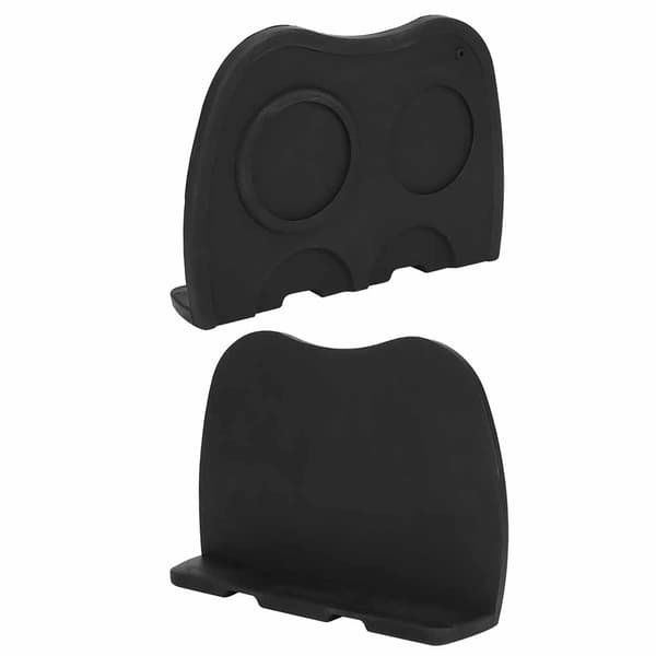 Skridsikker silikonemåtte til kaffekompaktering, kaffemaskineholder, Aquaforge kompakteringstilbehør (sort)
