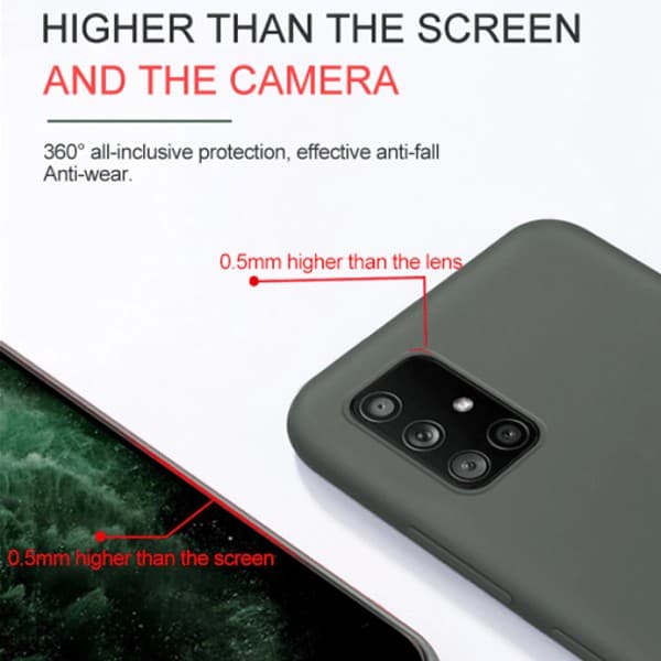 Svart silikondeksel til Oppo A58, ultratynt, sklisikkert