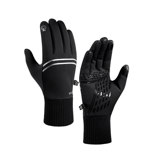 Vandtætte Vindtætte Skihandsker, Sort, Touchscreen, Reflekterende, Varm Vinter Black SKU=302548-child