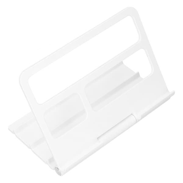 Bærbar Multi-Vinkel Justerbar Tablet Stand, Skrivebordsholder til iOS Huawei, Hvid