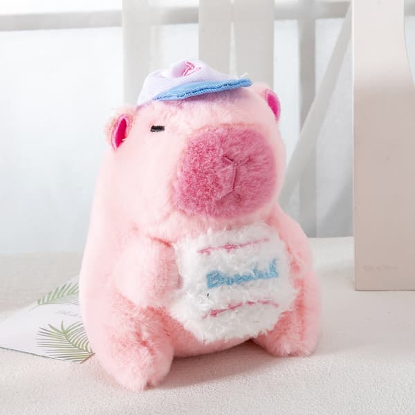 Kapybara pehmolelu Pink Holding Ball / 12cm