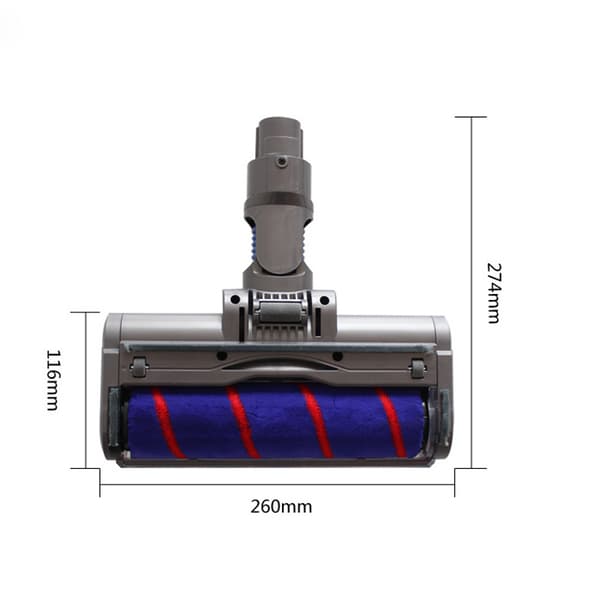Kompatibel med Dyson V6 gulvbørstehovedsæt V6Soft Roller Brush