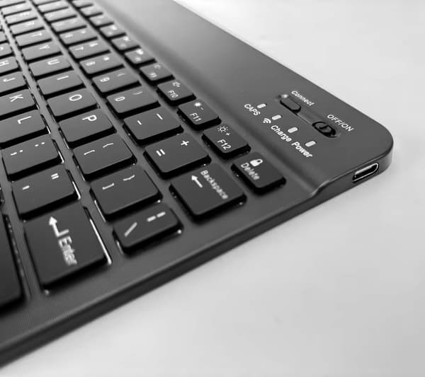 Magnetisk tastaturetui til iPad Pro 11 (2024), Bluetooth, Baggrundsbelyst, Sort