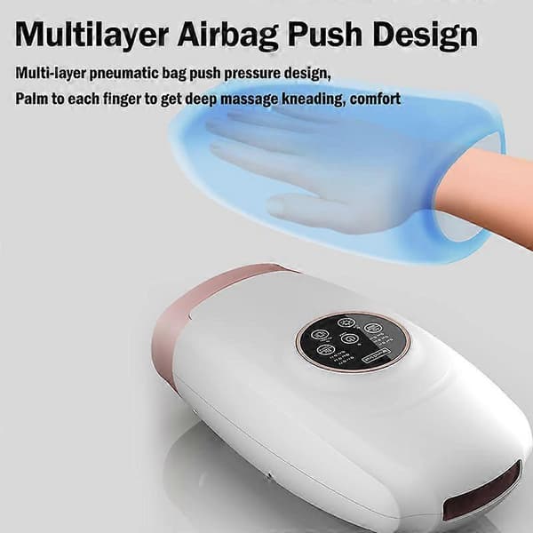 Sladdlös elektrisk handmassageapparat för artrit, luftkompression, smärtlindring