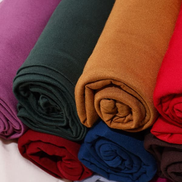 Hodeplagg i mercerisert bomullsjersey for kvinner, mellomgrå, lang hijab, sandavvisende, varm