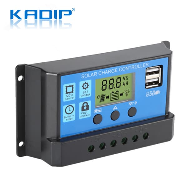 Solopladningscontroller til solcellepaneler og batteriopladning 133*70*35mm KDP-L10A