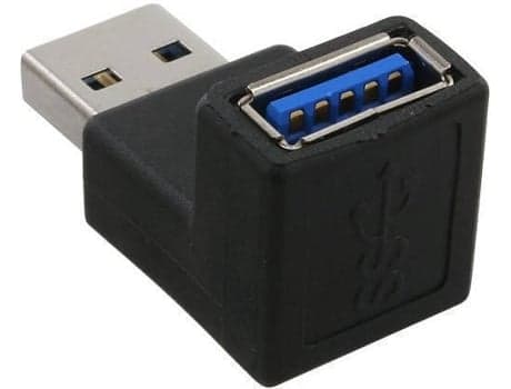 INLINE 35300R -sovitin (USB - USB - musta)