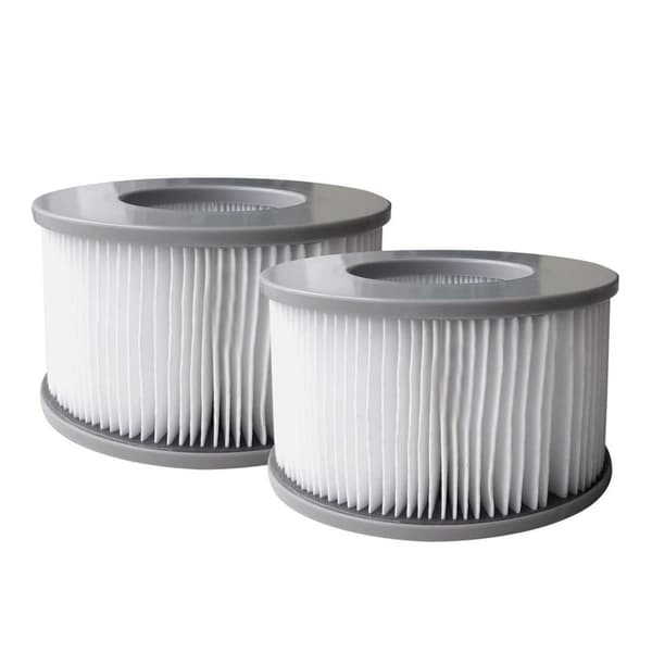 Kompatibel med MSpa 2020 Spa Pool Filterpatron til oppustelig poolfilter Grey