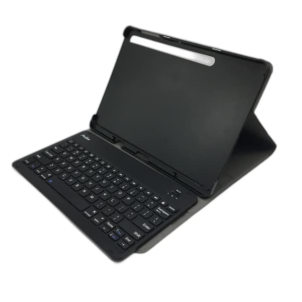 11 tommer slankt tastaturetui i kunstlæder til Galaxy Tablet - Sort
