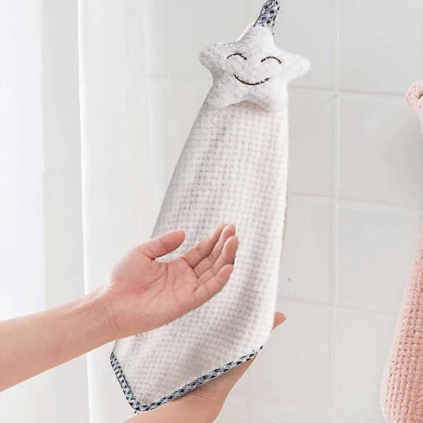 Badeværelseshåndklæder, Absorberende Mikrofiber Håndklæder til Håndtørring white