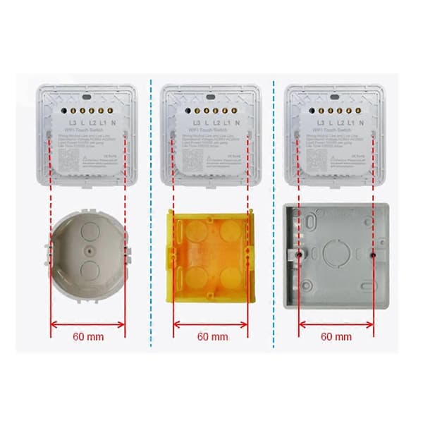 Fläkthastighetskontroll Touch Switch Wifi Smart Deluxe Kristallpanel Switch Tuay App Fjärrkontroll 90V 250V EU Switch(B) Gold