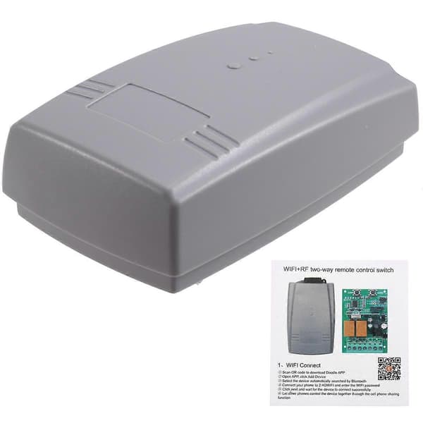 Tuya WIFI Garasjeportåpner 2-kanals 433mhz Universal Fast Rullende Kode Multi Kontroller Bryter