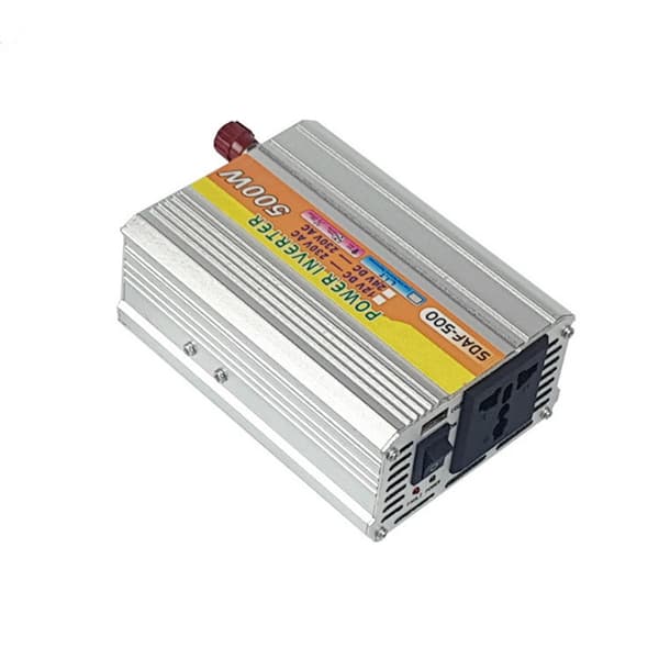 500W bilstrømomformer, 12V/24V til 220V strømomformer 12V to 220V