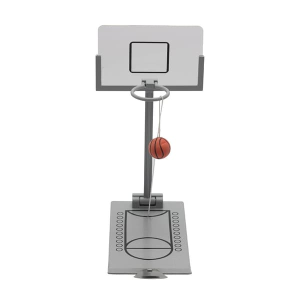 Mini sammenleggbart bordplate basketball skytespill for skrivebordslek, lys grå Light Grey