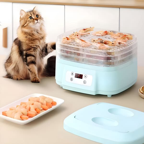 Matfrysetørker for hjemmebruk, digital timer og temperaturkontroll, for godteri, snacks, biff, frukt, kjøtt