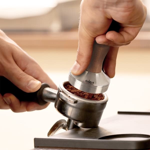 Kahvin Tamper Teräs Puu 5x9,5 cm Aquaforge