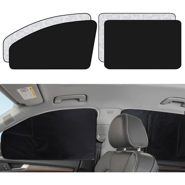 XCBYT Magnetiska Solskydd för Bil, 4-pack, Solskydd för Barnvagn