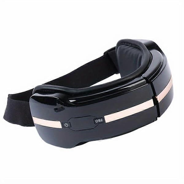 Ögonmassagerare Lufttrycksvibration ögonmassagerare Bluetooth varm kompress ögonskydd White