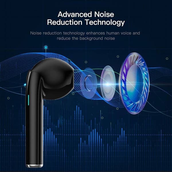 True Wireless In-Ear-hörlurar med mikrofon och brusreducering