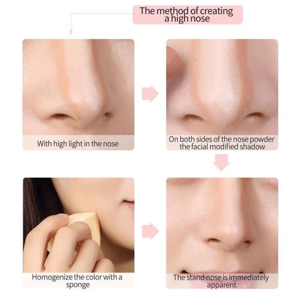 Highlighter for kvinner, ansikts concealer, bronzere, highlighter-penn, kosmetisk 3D-sminke, konturstift Matches the image