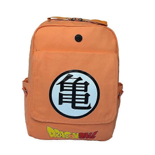 Anime-relaterad ryggsäck studentryggsäck canvasryggsäck Orange Wu Backpack