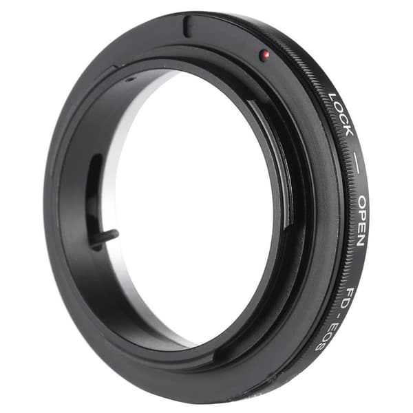 Canon FD til EOS Linseadapterring, Makroadapter i Metall for FD-objektiver på EOS-kameraer