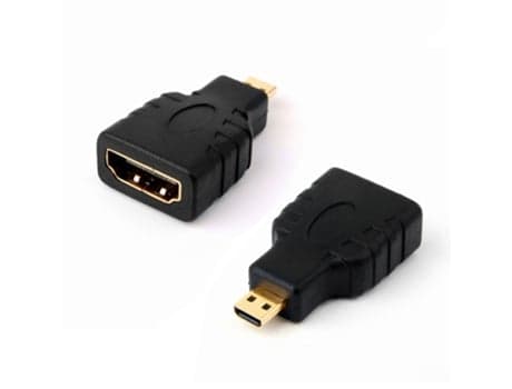 Micro HDMI hann til HDMI hunn adapter