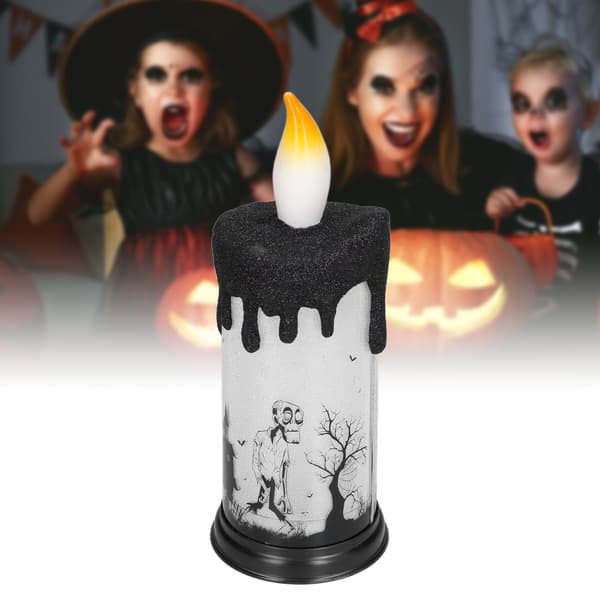 LED Halloween Sneglaskuglelys, Skeletdekoration, Elektronisk Lampe til Fest og Helligdage