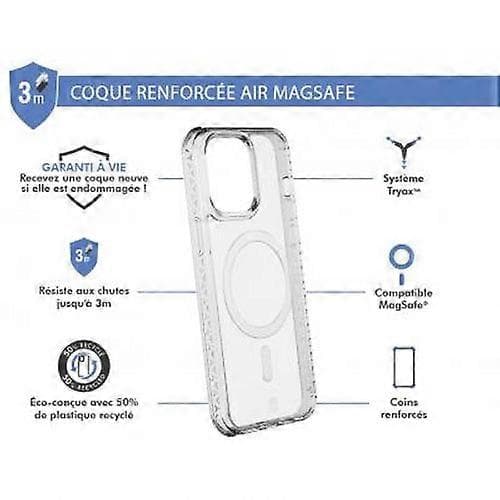 Etui til iPhone 14 Pro Max Forstærket AIR MagSafe-kompatibel Transparent