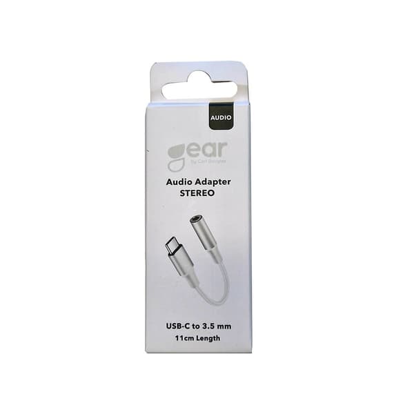 USB-C til 3,5 mm lydadapter, stereo, HiFi-lydkvalitet til hovedtelefoner