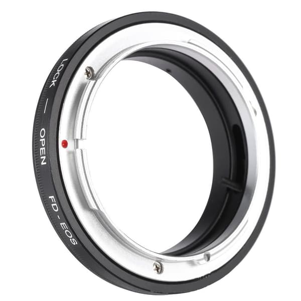 Canon FD til EOS Linseadapterring, Makroadapter i Metall for FD-objektiver på EOS-kameraer