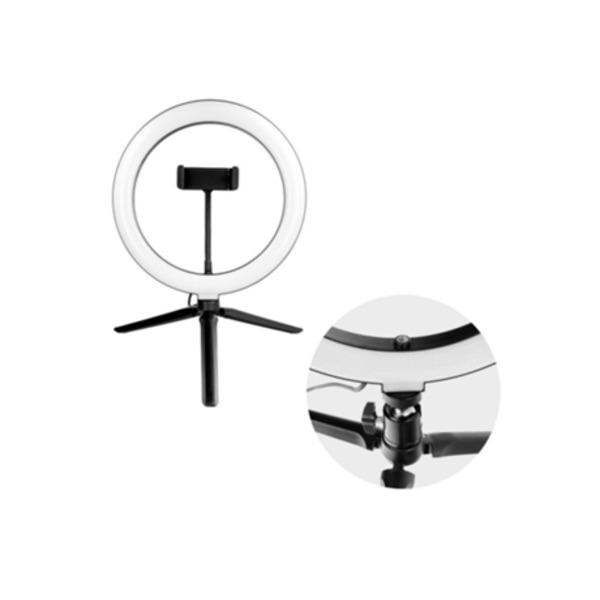 LED Ring Light med 10\" (26cm) Lysring og 9cm Tripod. Annet tilbehør.