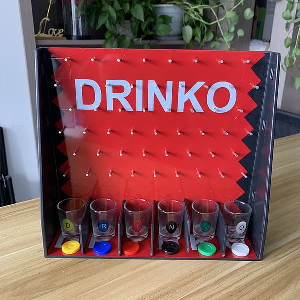 Drop Piece Drickspelställ för Barfest Bordslek Festspel