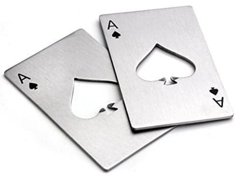 WJS Poker Grå Flaskeåpner