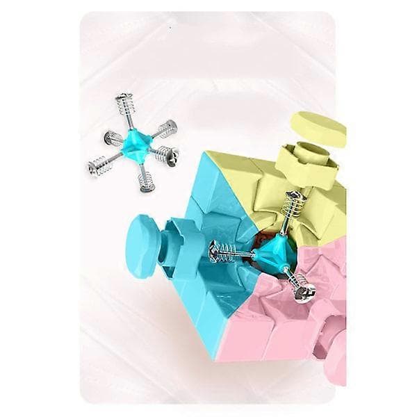 Speed Cube Set, Speed Cube Bundle med 3x3 och Cube Sticker Magic Cubes Collection för barn tonåringar & vuxna [5-pack] (stickerless)