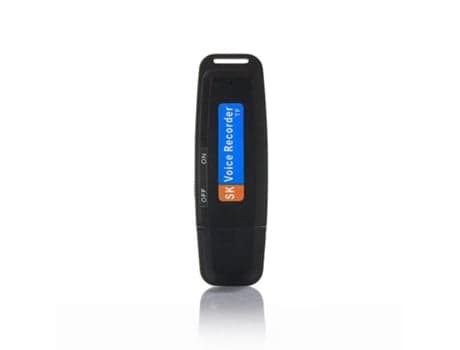 Cuich Mini Digital lydopptaker, egnet for møter, intervjuer, kurs, 8 GB