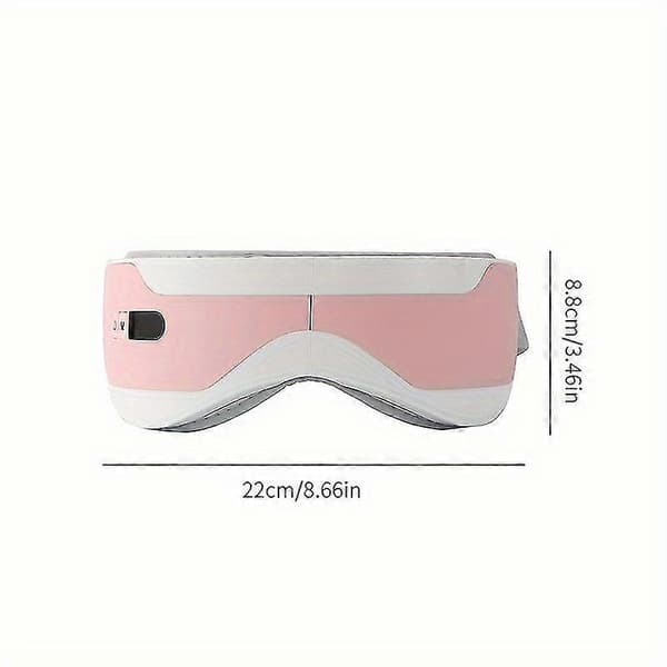 Ögonmassager varm kompress vibration ögonmassager bluetooth ögonskydd silver