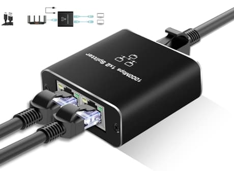 Distributør 1 Punkt 2 Netværk Switch Routing Netværk Splitter RJ45 1000Mbps Cuich