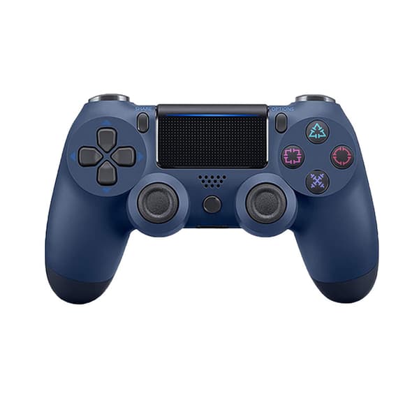 Trådløs Bluetooth P4 spillkontroller med bevegelsesvibrasjon for PC, mobil og konsollbruk Midnight Blue