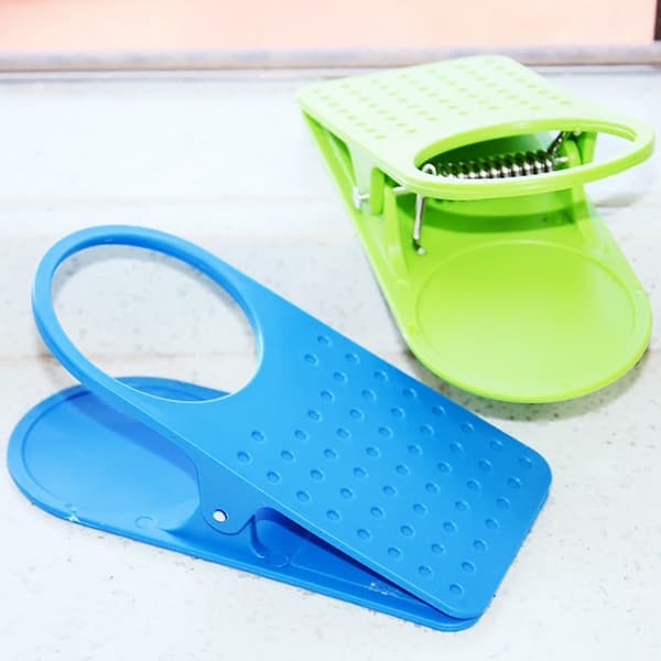 4PCS Mugghållarklämma, Multifunktionell Mugghållare för Dricksvatten, Kaffe, Husdjursskål