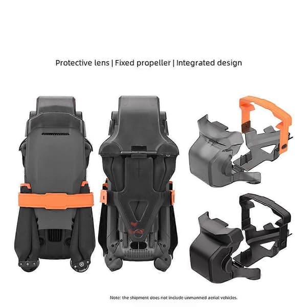 Linsskydd Silikon Gimbal Skyddsfodral Propeller Chassi Skydd för 3 Pro Grå Transparent Gray