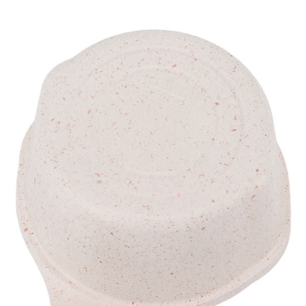 Nonstick Lille Gryde, Hvid, Fladbundet Mælkegryde, Multifunktionel Kogeplade til Stegning